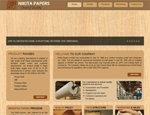 Tablet Screenshot of nikitapapers.com